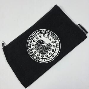Festival of Dark Arts Zip Pouch Fort George Zippered Coin Bag Black Astoria OR